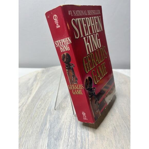 GERALD'S GAME ~ STEPHEN KING ~ PAPERBACK - Picture 2 of 3